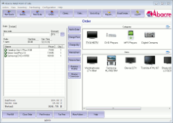 Capture d'écran d'Abacre Cloud Retail POS