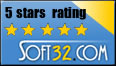 5 stars at Soft32.com!